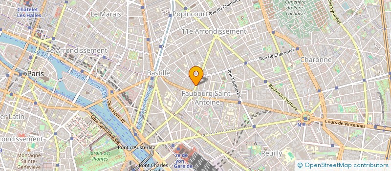 localisation de l'entreprise MADAME MADDALENA SPAGNOLO  PARIS