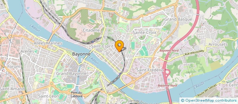 localisation de l'entreprise MADAME MADDI ERRECARET à BAYONNE