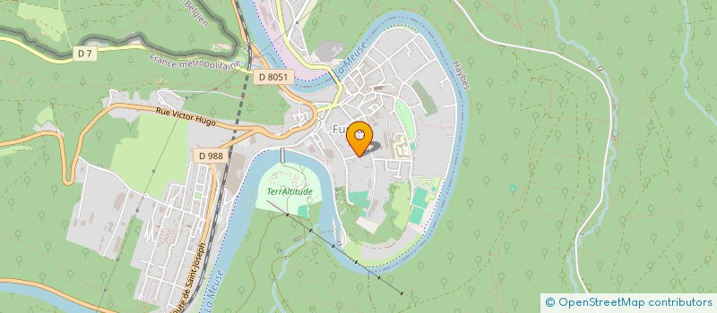 localisation de l'entreprise MADAME MADDLY CHAMBERLAND  FUMAY