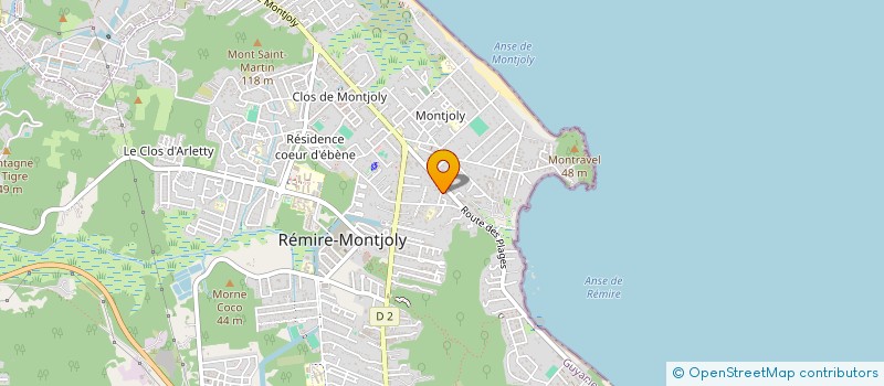 localisation de l'entreprise MADAME MADDLY CLAIRE  REMIRE-MONTJOLY