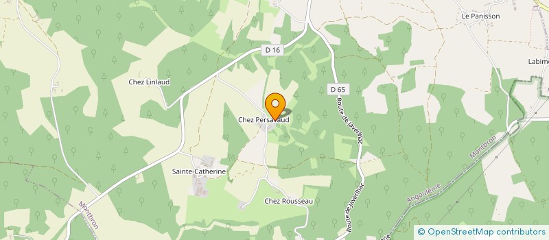 localisation de l'entreprise MADAME MADDLY ROUVEL  MONTBRON