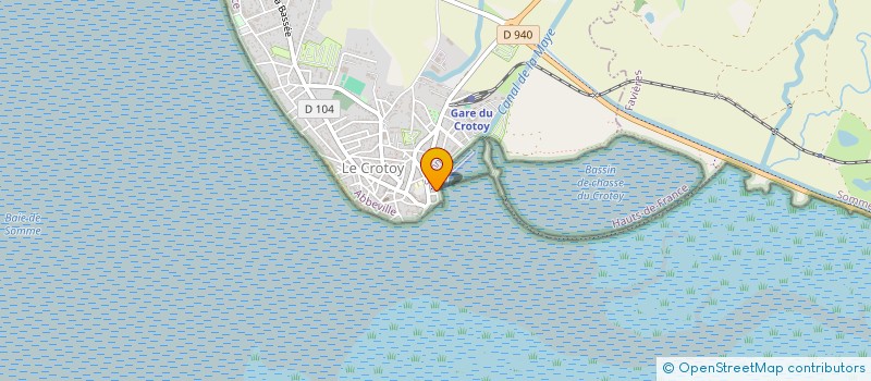 localisation de l'entreprise MADAME MADDY DEROSIERE à LE CROTOY