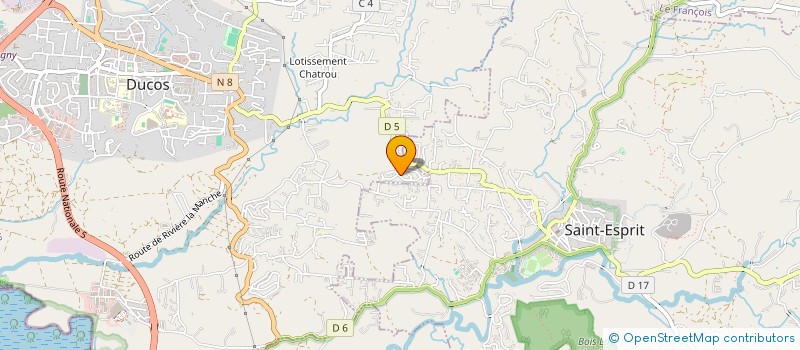 localisation de l'entreprise MADAME MADDY-NINA PAMPHILE  DUCOS