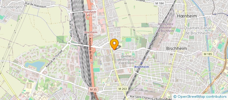 localisation de l'entreprise MADAME MADDY SEGON  BISCHHEIM