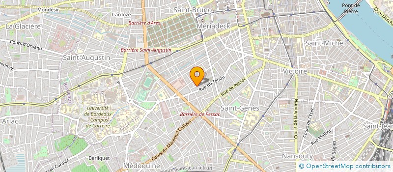 localisation de l'entreprise MADAME MADELAINE CASTETS à BORDEAUX
