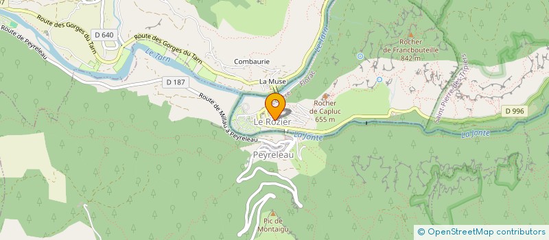 localisation de l'entreprise MADAME MADELAINE SOLANO VALLIN  MILLAU