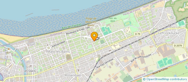 localisation de l'entreprise MADAME MADELEINE ANCELIN à DUNKERQUE