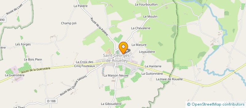 localisation de l'entreprise MADAME MADELEINE AUBRY  SAINT-GEORGES-DE-ROUELLEY