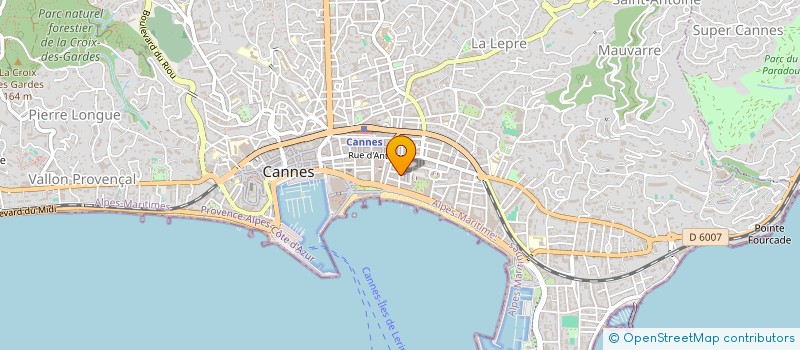 localisation de l'entreprise MADAME MADELEINE BARBELIS à CANNES