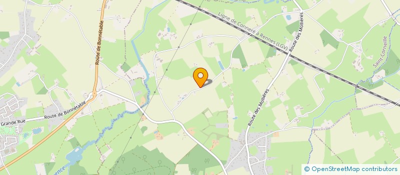 localisation de l'entreprise MADAME MADELEINE BARBIER  SAVIGNE L EVEQUE