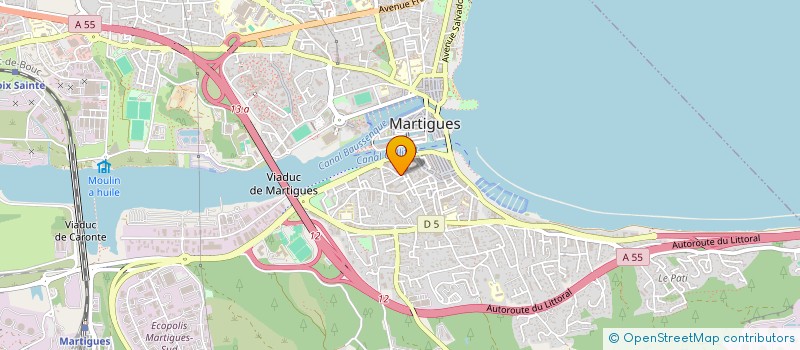 localisation de l'entreprise MADAME MADELEINE BATAILLE à MARTIGUES