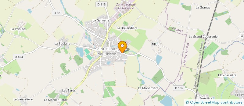 localisation de l'entreprise MADAME MADELEINE BATARD à SAINT-LUMINE-DE-CLISSON