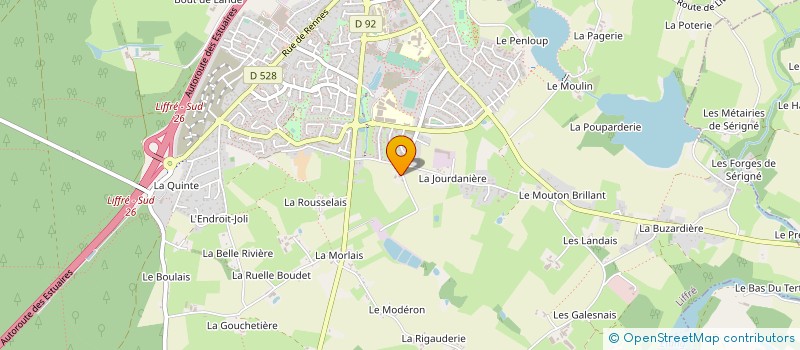 localisation de l'entreprise MADAME MADELEINE BAZILLER  LIFFRE