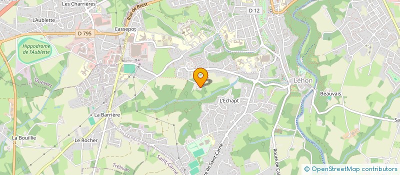 localisation de l'entreprise MADAME MADELEINE BAZIRE  DINAN