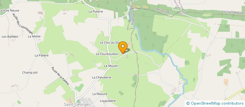 localisation de l'entreprise MADAME MADELEINE BECHET à SAINT-GEORGES-DE-ROUELLEY