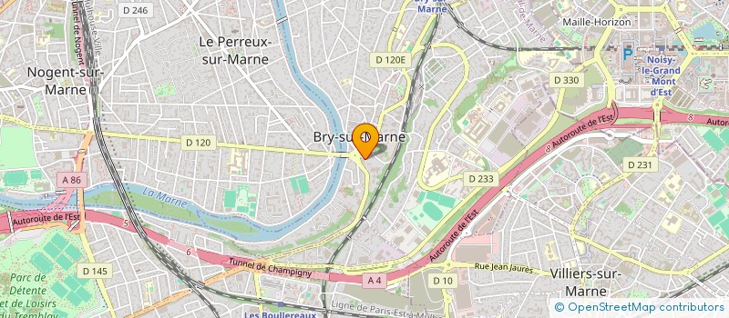 localisation de l'entreprise MADAME MADELEINE BECHET à BRY SUR MARNE