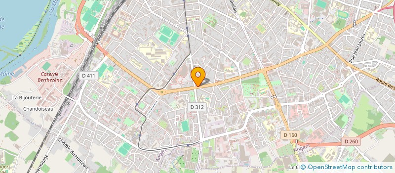 localisation de l'entreprise MADAME MADELEINE BELLIER  ANGERS