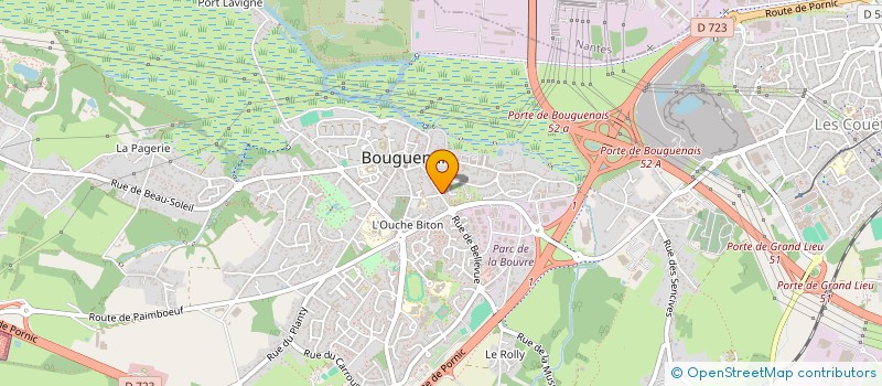 localisation de l'entreprise MADAME MADELEINE BENKIEL ILOUCK à BOUGUENAIS
