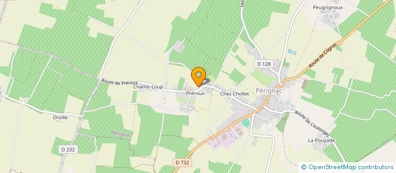 localisation de l'entreprise MADAME MADELEINE BERNIER à PERIGNAC