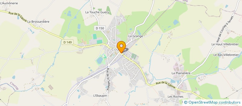 localisation de l'entreprise MADAME MADELEINE BERTRAND  COURLAY