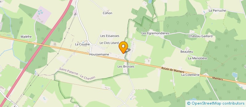 localisation de l'entreprise MADAME MADELEINE BLOT  ROUESSE FONTAINE