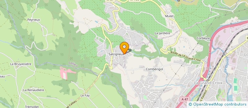 localisation de l'entreprise MADAME MADELEINE BOCHU  CELLIEU