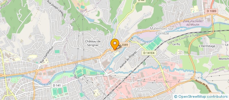 localisation de l'entreprise MADAME MADELEINE BOISSIERE  MALEMORT