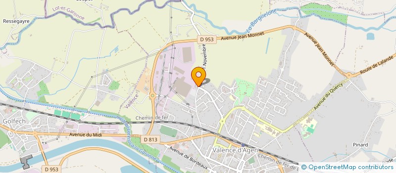 localisation de l'entreprise MADAME MADELEINE BONNEMORT à VALENCE