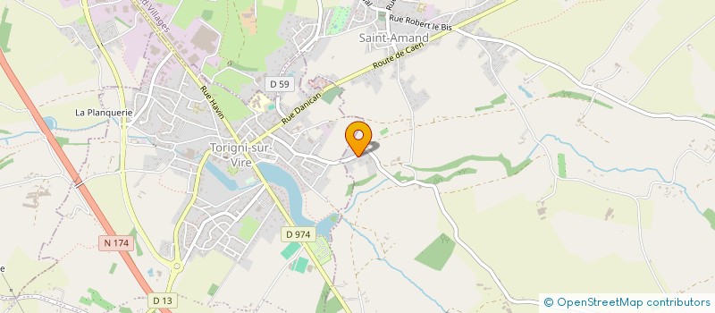 localisation de l'entreprise MADAME MADELEINE BOTTIN  SAINT-AMAND-VILLAGES