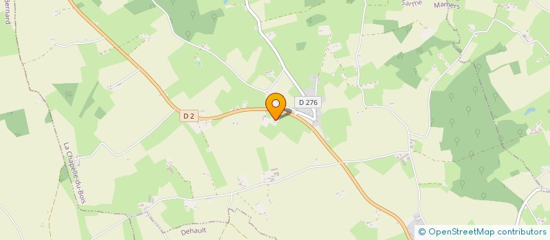 localisation de l'entreprise MADAME MADELEINE BOTTINEAU  LA CHAPELLE-DU-BOIS