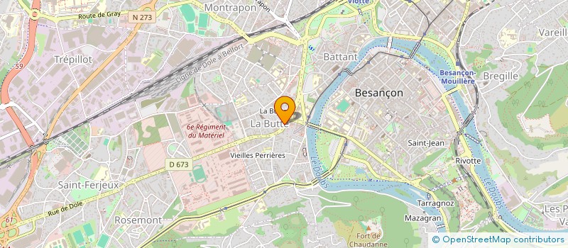 localisation de l'entreprise MADAME MADELEINE BOUCON à BESANCON