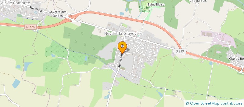 localisation de l'entreprise MADAME MADELEINE BOUET à OMBREE D'ANJOU
