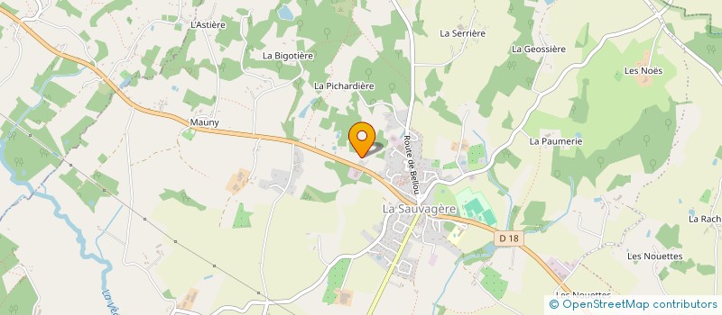 localisation de l'entreprise MADAME MADELEINE BOULANGER à LES MONTS-D'ANDAINE