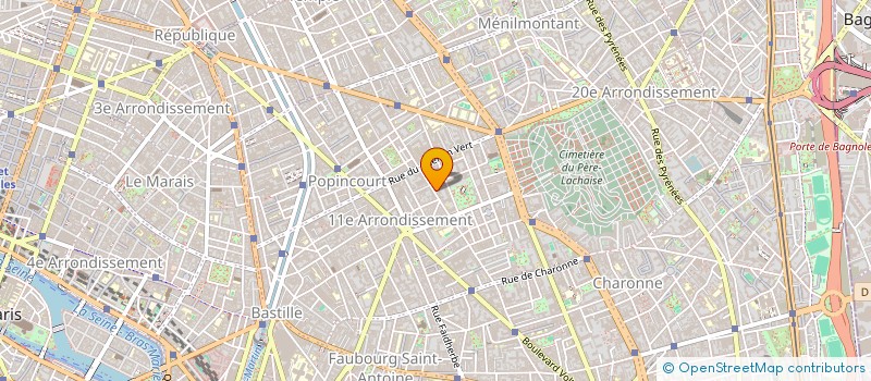 localisation de l'entreprise MADAME MADELEINE BOUYGUES  PARIS