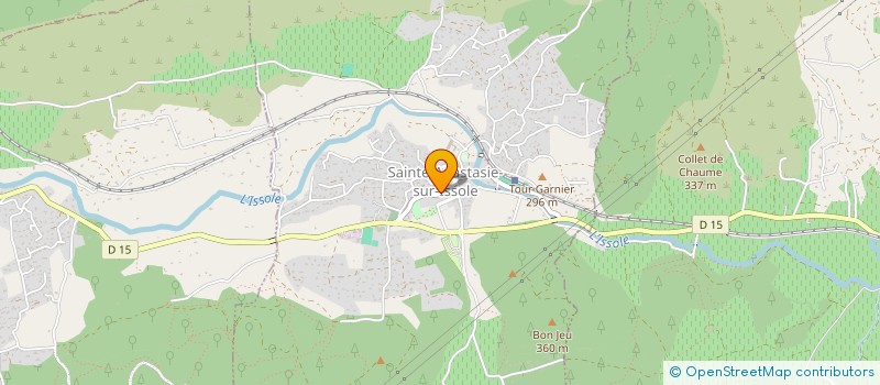 localisation de l'entreprise MADAME MADELEINE BRUN à SAINTE-ANASTASIE-SUR-ISSOLE