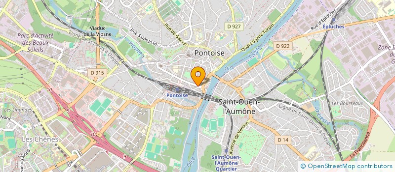 localisation de l'entreprise MADAME MADELEINE BUET  PONTOISE