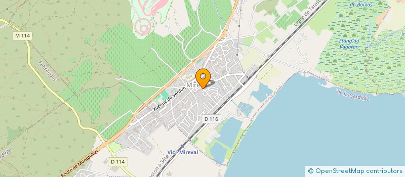 localisation de l'entreprise MADAME MADELEINE BUISSON à FRONTIGNAN