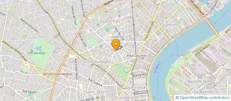 localisation de l'entreprise MADAME MADELEINE CALICHON  BORDEAUX