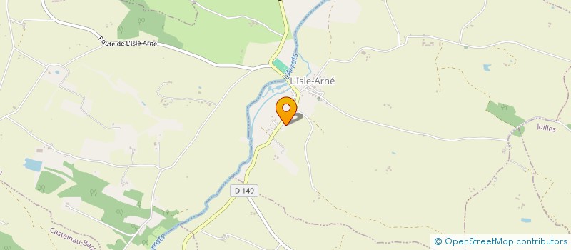 localisation de l'entreprise MADAME MADELEINE CANDAT  AUBIET