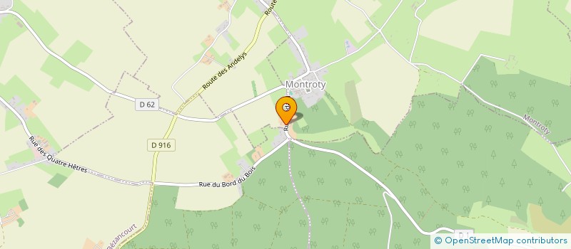 localisation de l'entreprise MADAME MADELEINE CANTAIS  MONTROTY