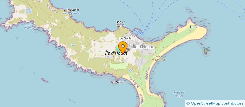 localisation de l'entreprise MADAME MADELEINE CARPENTIER  ILE-D'HOUAT