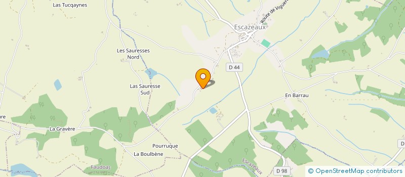 localisation de l'entreprise MADAME MADELEINE CAYRON  FAUDOAS