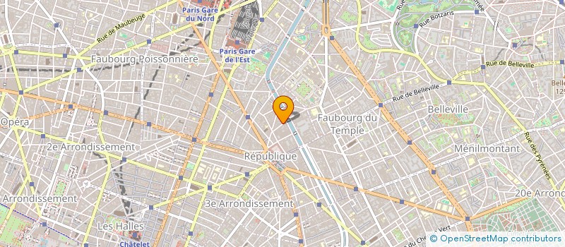 localisation de l'entreprise MADAME MADELEINE CAZAMEA  PARIS