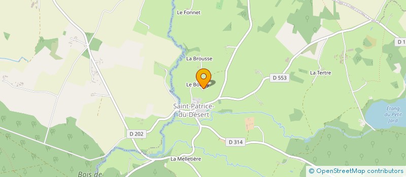 localisation de l'entreprise MADAME MADELEINE CHAMPAIN à SAINT-PATRICE-DU-DESERT