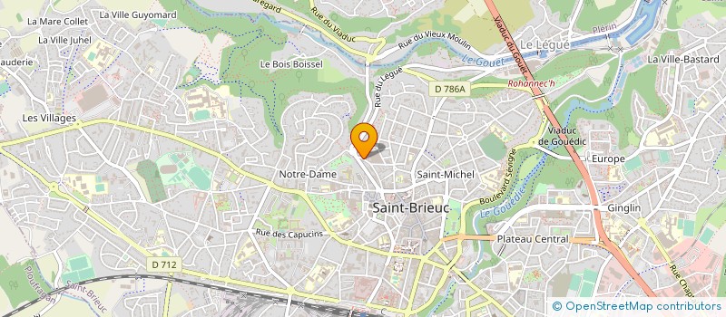 localisation de l'entreprise MADAME MADELEINE CHAPRON à SAINT-BRIEUC