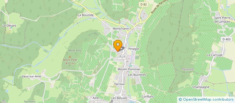 localisation de l'entreprise MADAME MADELEINE CHARMONT  AZE