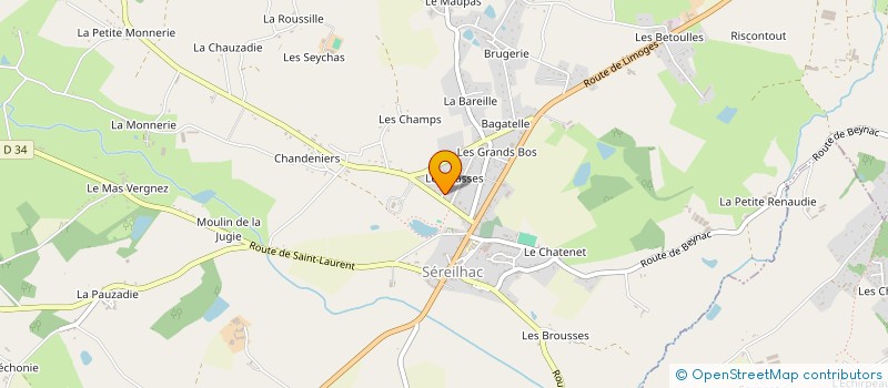 localisation de l'entreprise MADAME MADELEINE CHAUMONT à SEREILHAC