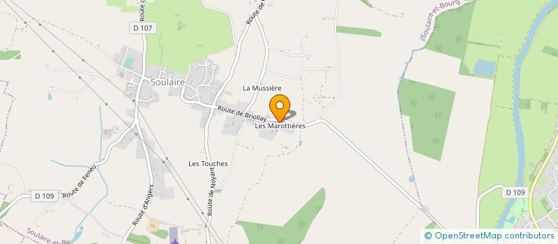 localisation de l'entreprise MADAME MADELEINE CHAUVINEAU à SOULAIRE-ET-BOURG