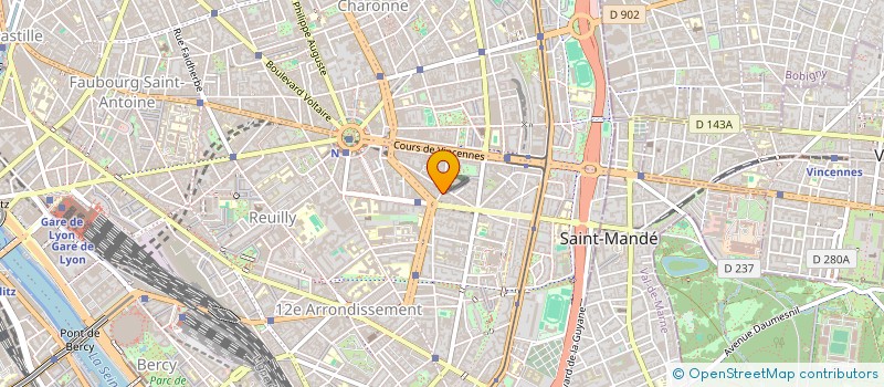 localisation de l'entreprise MADAME MADELEINE CHEVREAU  PARIS