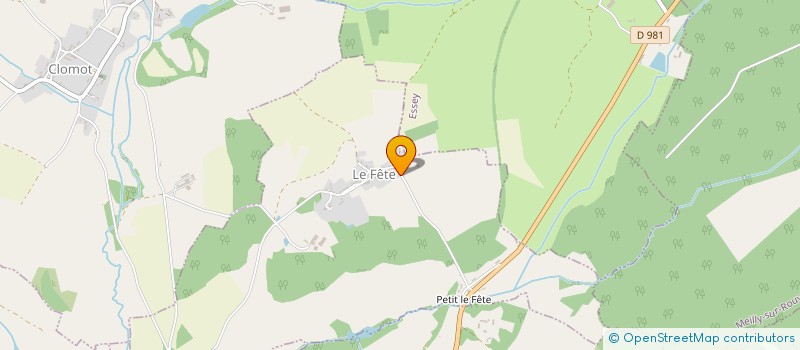 localisation de l'entreprise MADAME MADELEINE CHOUET  ARNAY-LE-DUC